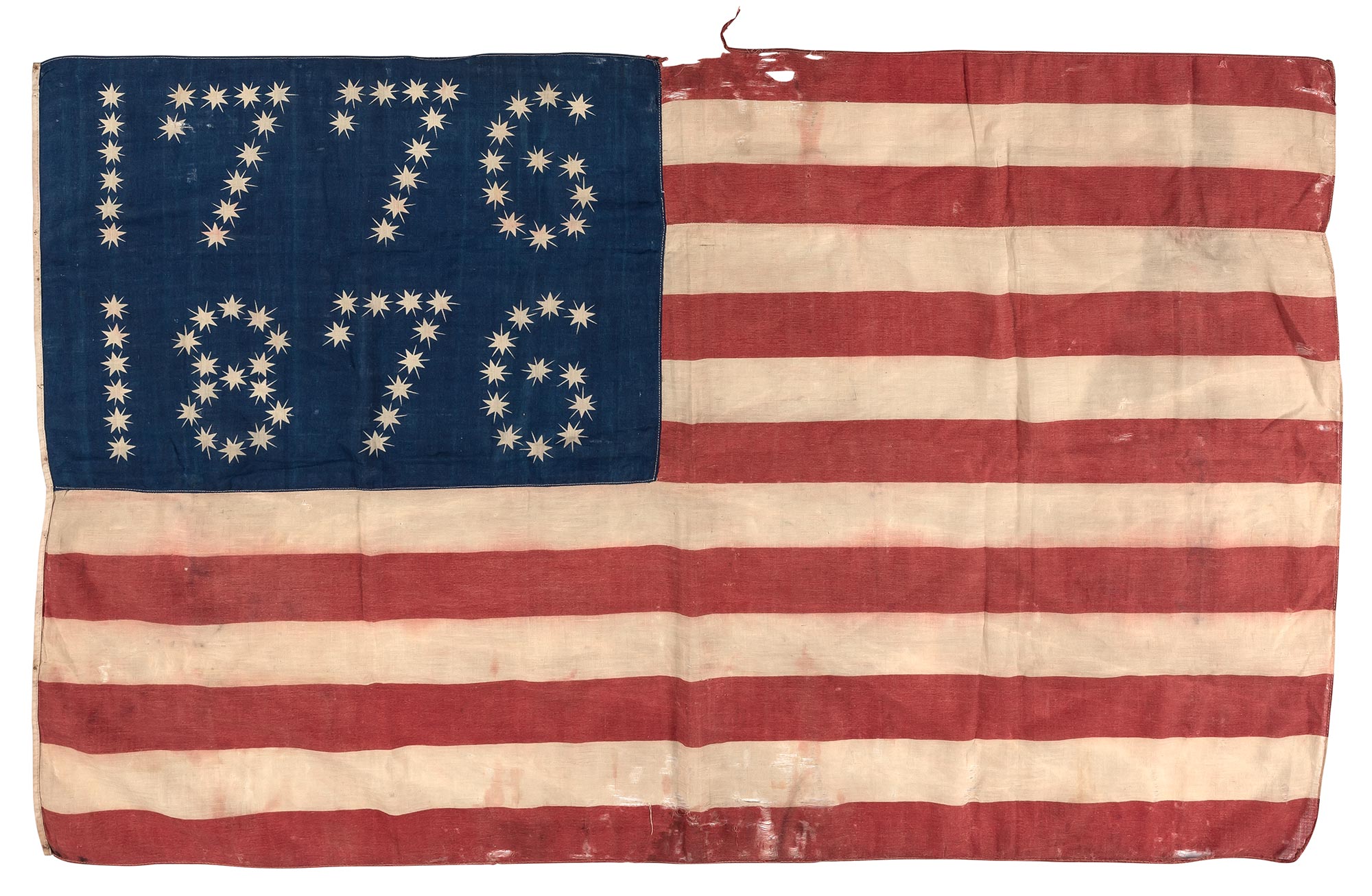 Raptis Rare Books Rare Centennial American Procession Flag