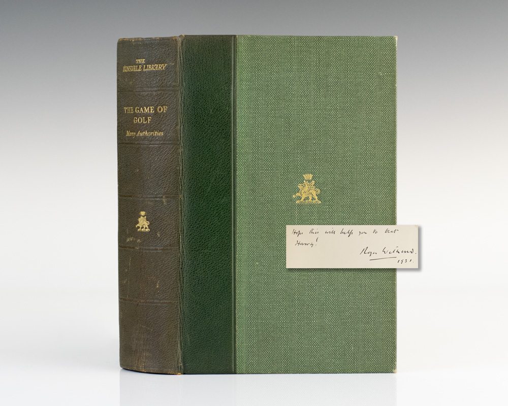 The Game of Golf....Lonsdale Library, Vol. IX.