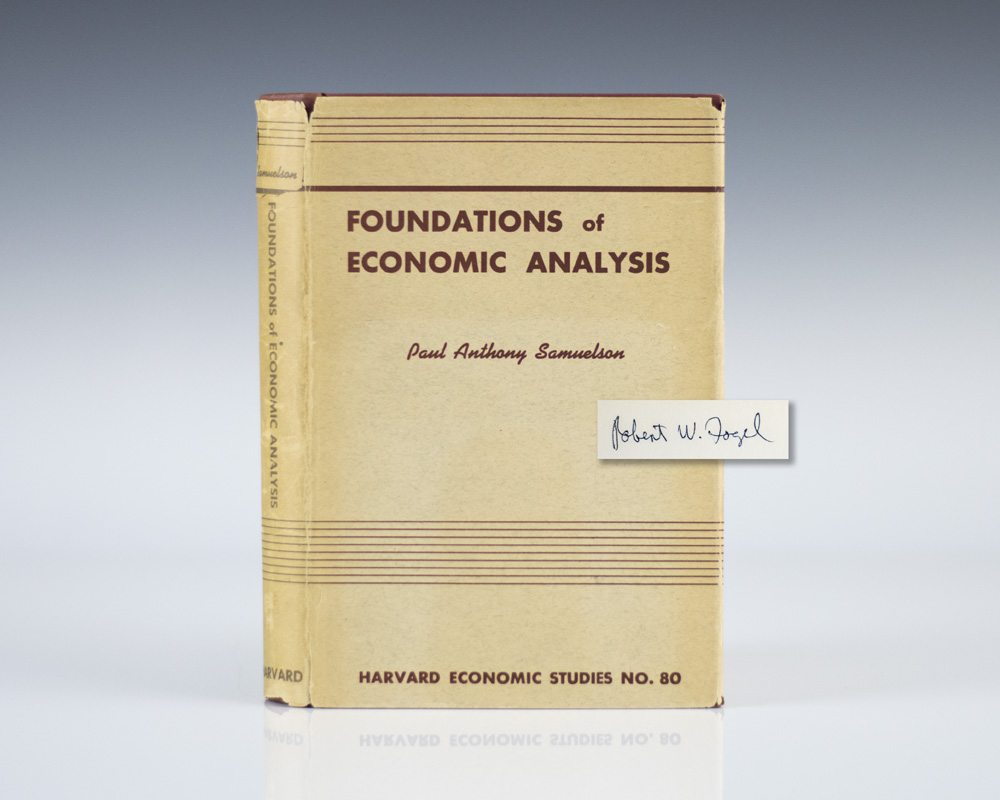 Foundations of Economic Analysis.