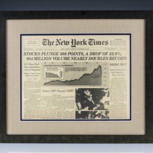 The New York Times, Tuesday, October 20, 1987.