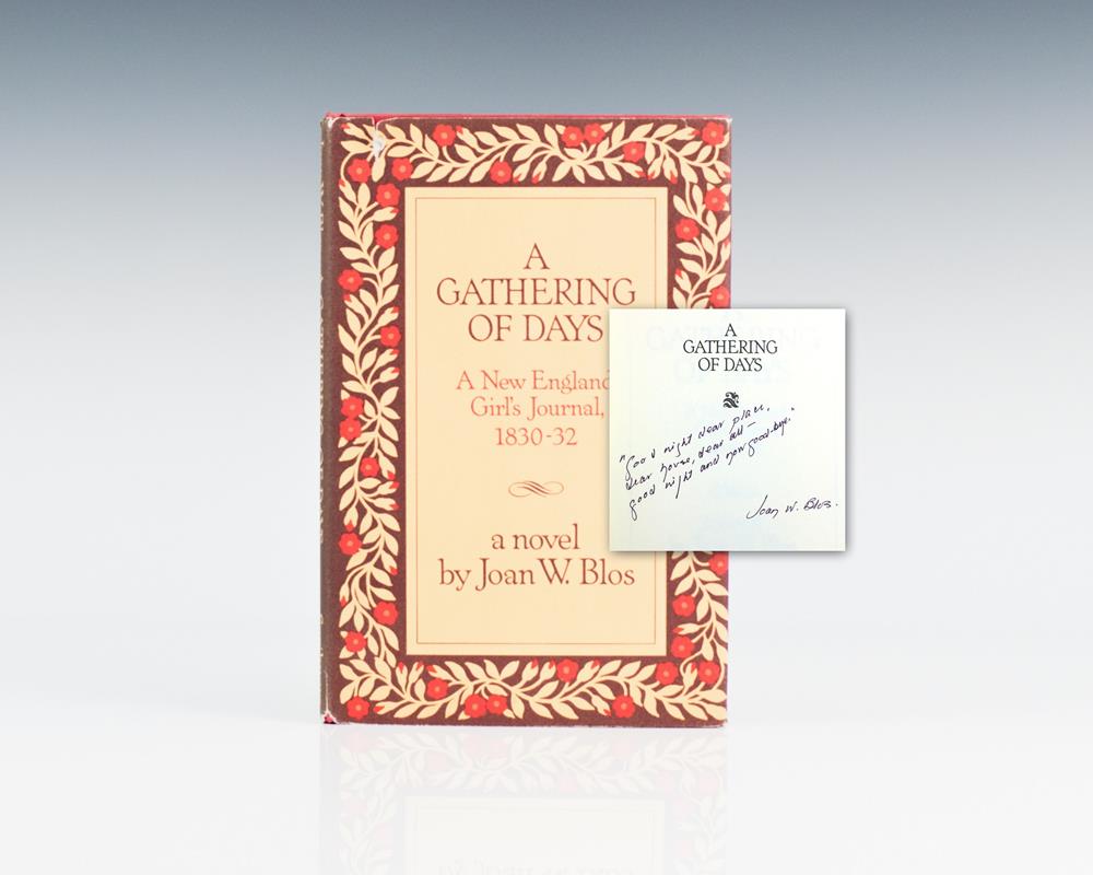 A Gathering of Days: A New England Girl's Journal, 1830-32.