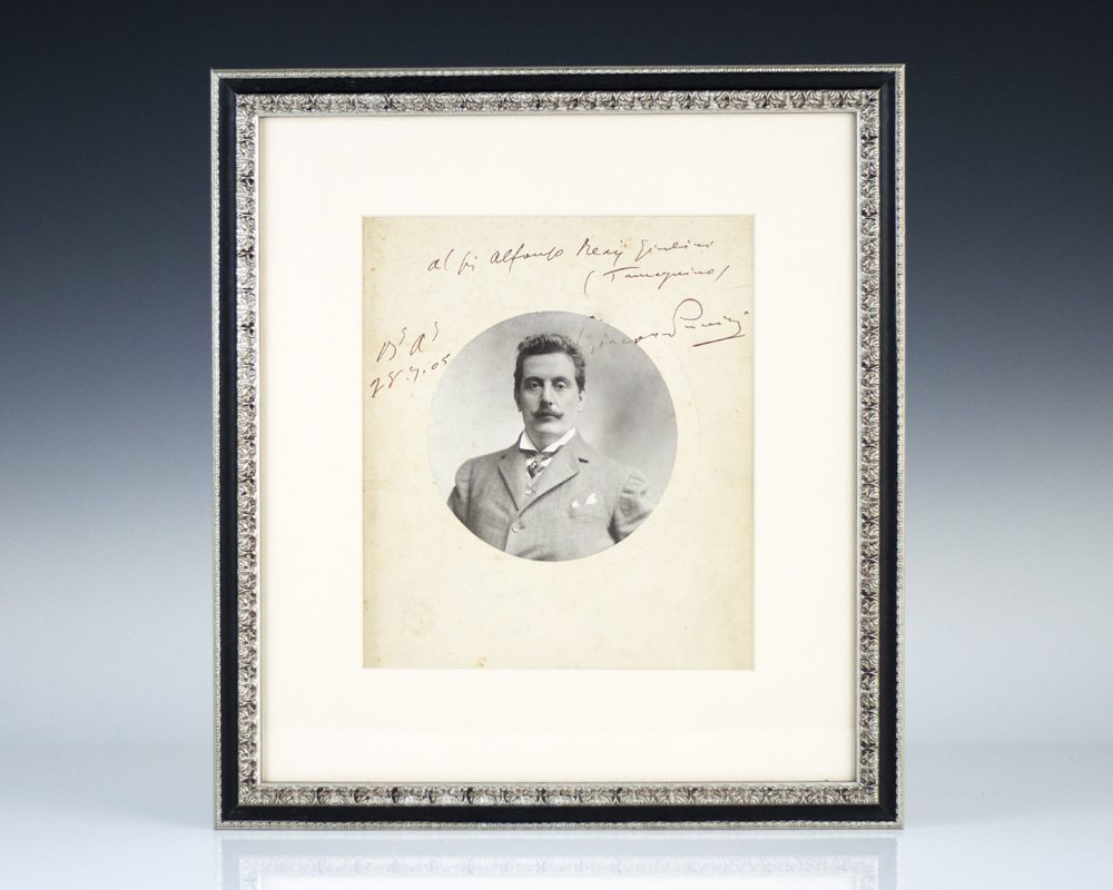 Giacomo Puccini Signed Photograph.
