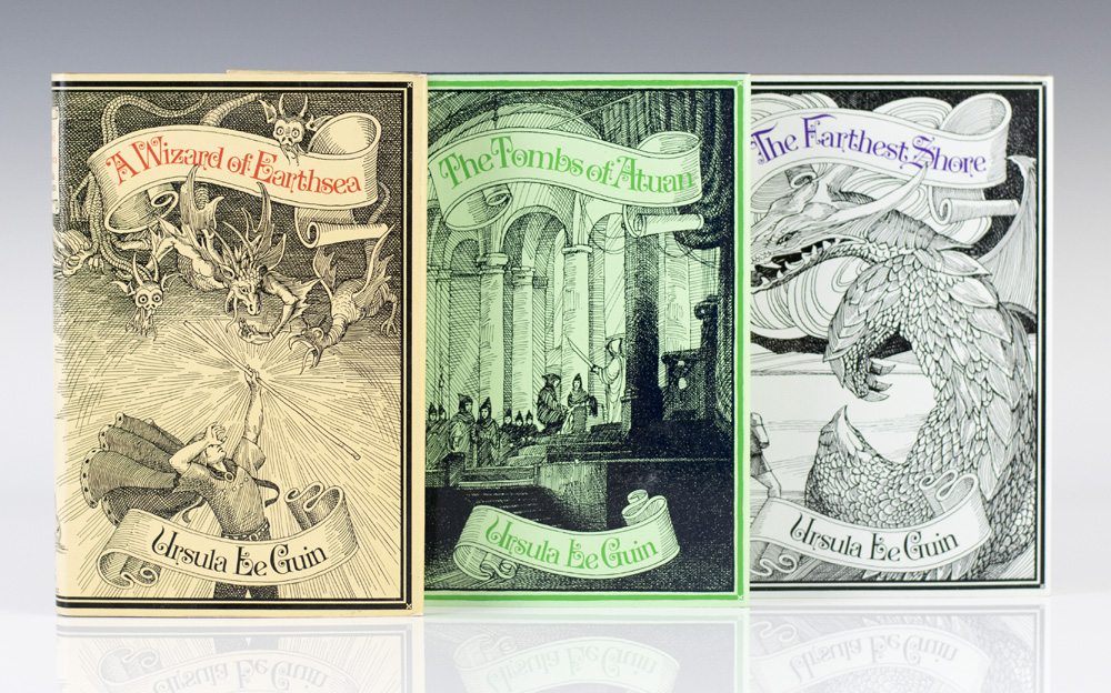 The Wizard of the Earthsea, The Tombs of Atuan, The Farthest Shore.