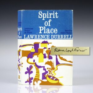Spirit of Place: Letters and Essays on Travel.