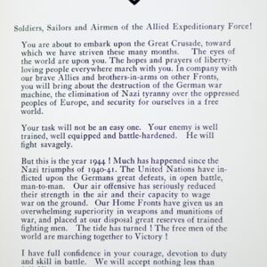 Crusade in Europe.