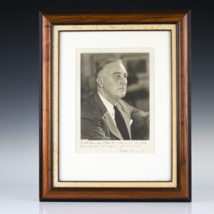 Franklin D. Roosevelt Signed Photograph.