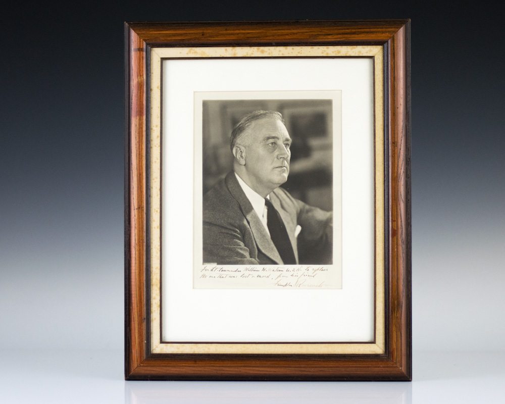 Franklin D. Roosevelt Signed Photograph.