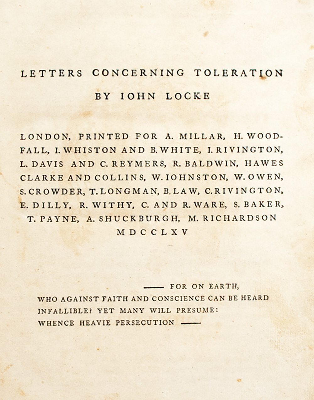 Letters Concerning Toleration. - Image 2