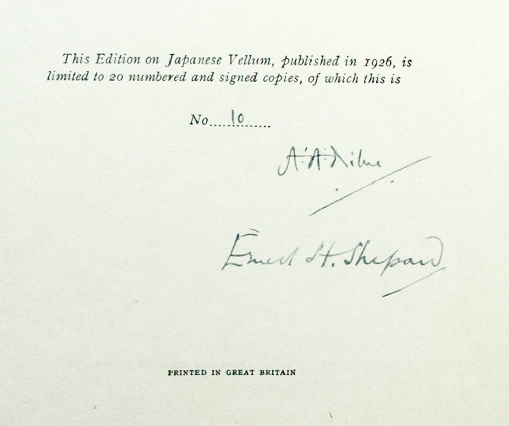 Winnie-the-Pooh. With Decorations by Ernest H. Shepard.