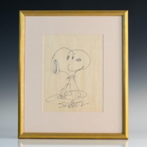 Original Drawing of Snoopy by Charles M. Schulz.