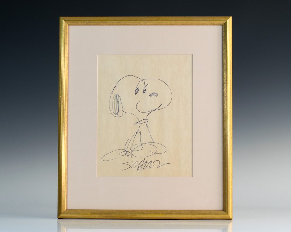 Original Drawing of Snoopy by Charles M. Schulz.
