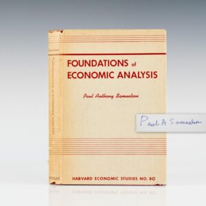 Foundations of Economic Analysis.
