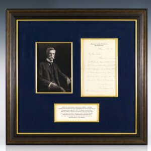 Oliver Wendell Holmes Autograph Letter Signed.