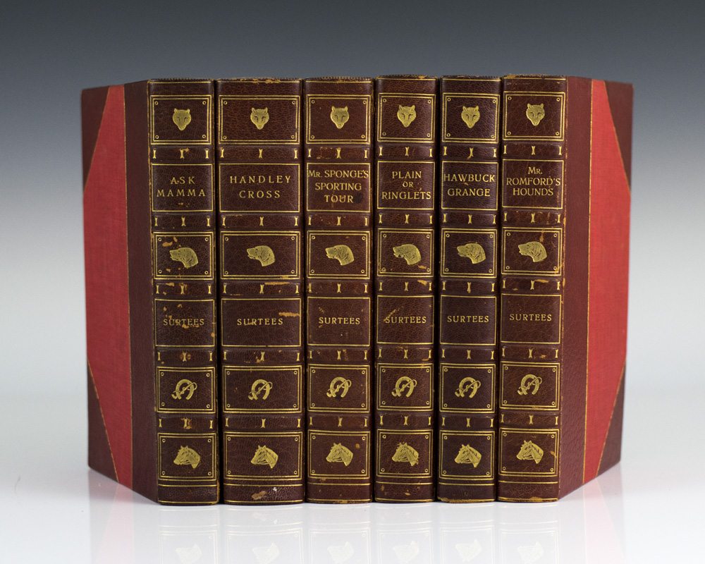 Works of . . . : Ask Mamma; Handley Cross; Mr. Sponge’s Sporting Tour; Plain or Ringlets; Hawbuck Grange; Mr. Romford’s Hounds.