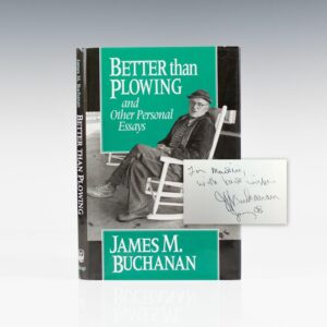 Better Than Plowing and Other Personal Essays.
