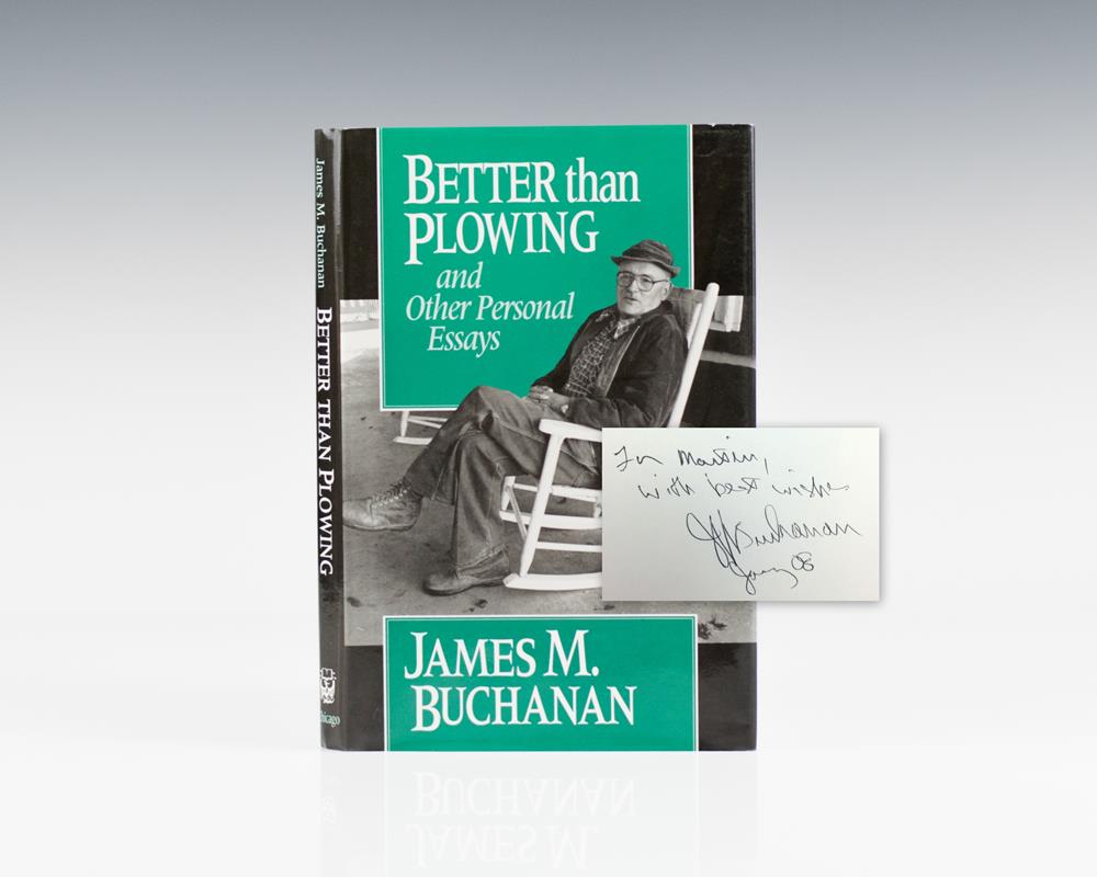 Better Than Plowing and Other Personal Essays.