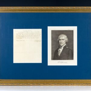Thomas Jefferson Autograph Letter Signed Regarding His Library.