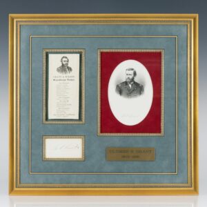 Ulysses S. Grant Autograph.