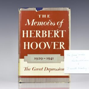 The Memoirs of Herbert Hoover: 1929-1941 The Great Depression.