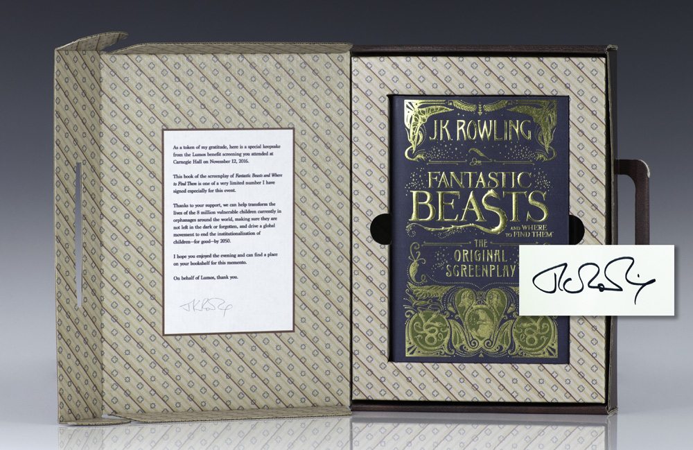 Fantastic Beasts and Where To Find Them: The Original Screenplay.