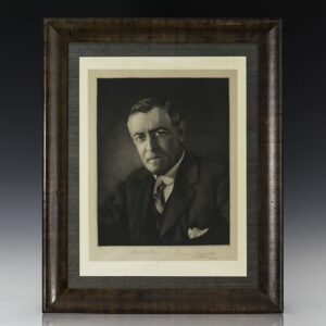 Woodrow Wilson Signed Portrait.