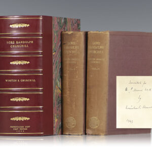 Sir Randolph Churchill Winston S. Churchill First Edition Signed
