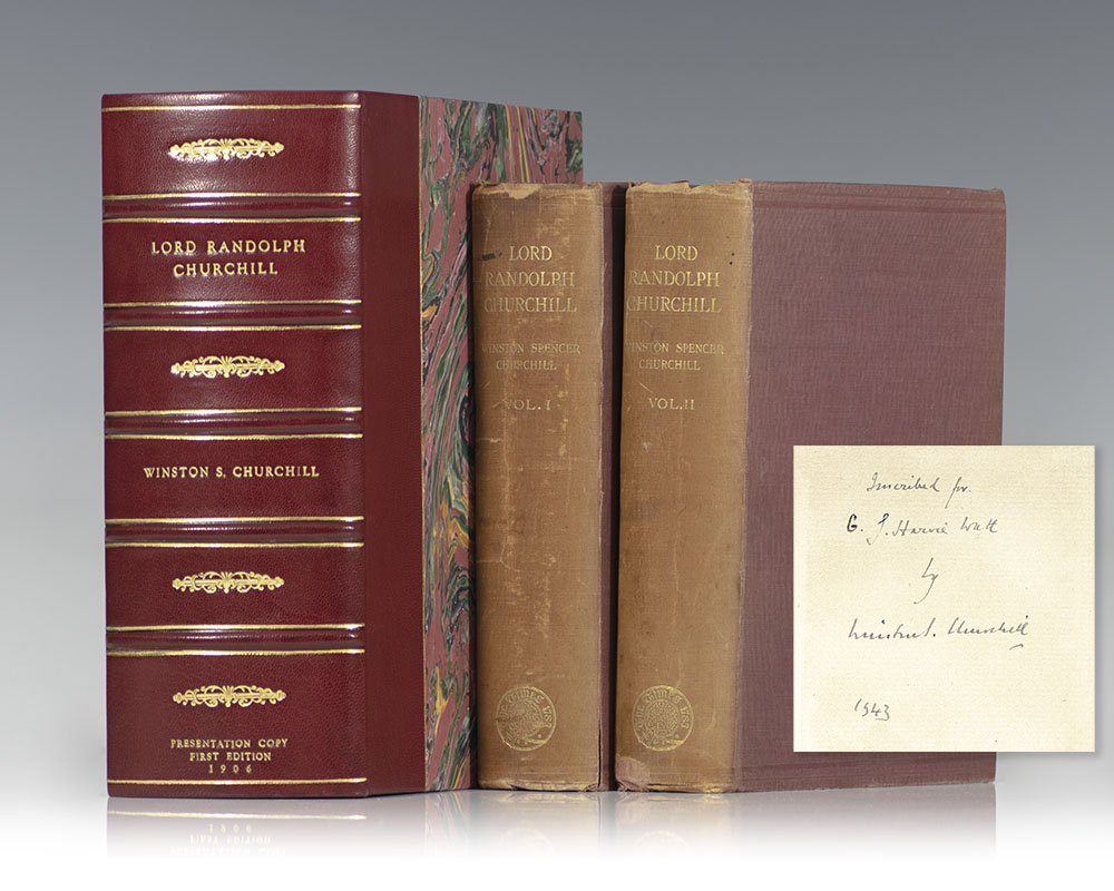 Sir Randolph Churchill Winston S. Churchill First Edition Signed