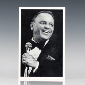 Frank Sinatra Autographed Photograph.