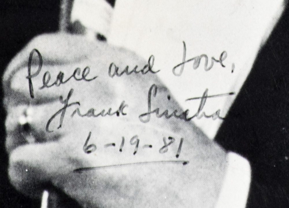 Frank Sinatra Autographed Photograph.