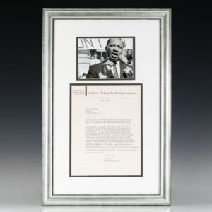 Autograph Letter Signed By Martin Luther King Jr.