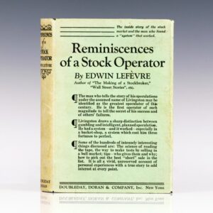 Reminiscences Of A Stock Operator.