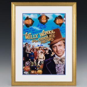 Willy Wonka and the Chocolate Factory Signed Photograph.