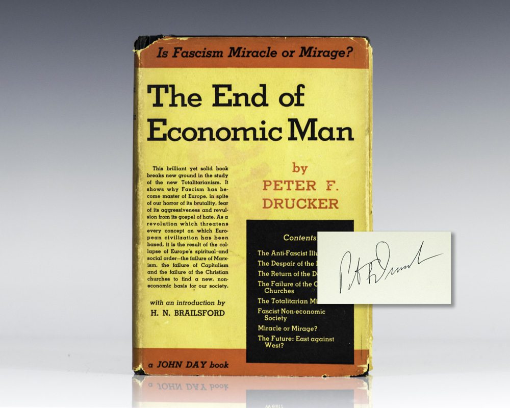 The End of Economic Man: A Study of the New Totalitarianism.