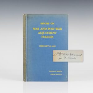 War and Post-War Adjustment Policies: February 15, 1944.