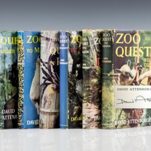 Complete Set: Zoo Quest To Guiana, Zoo Quest For A Dragon, Zoo Quest in Paraguay, Quest in Paradise, Zoo Quest To Madagascar, Quest Under Capricorn.