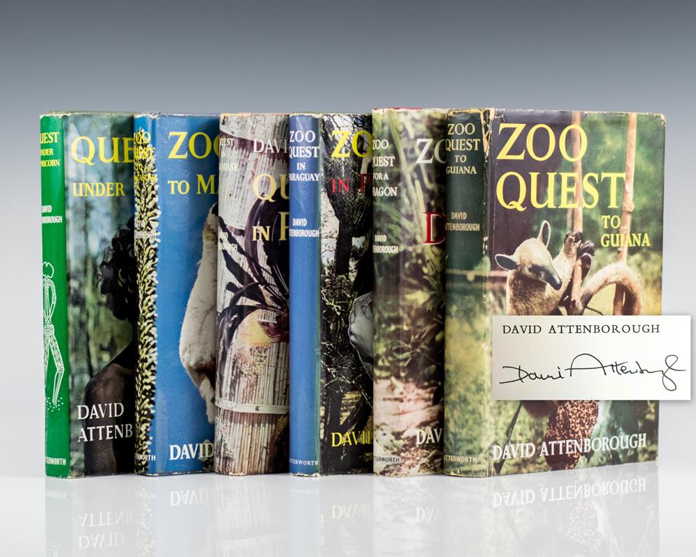 Complete Set: Zoo Quest To Guiana, Zoo Quest For A Dragon, Zoo Quest in Paraguay, Quest in Paradise, Zoo Quest To Madagascar, Quest Under Capricorn.