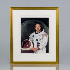 Neil Armstrong Signed Photograph.