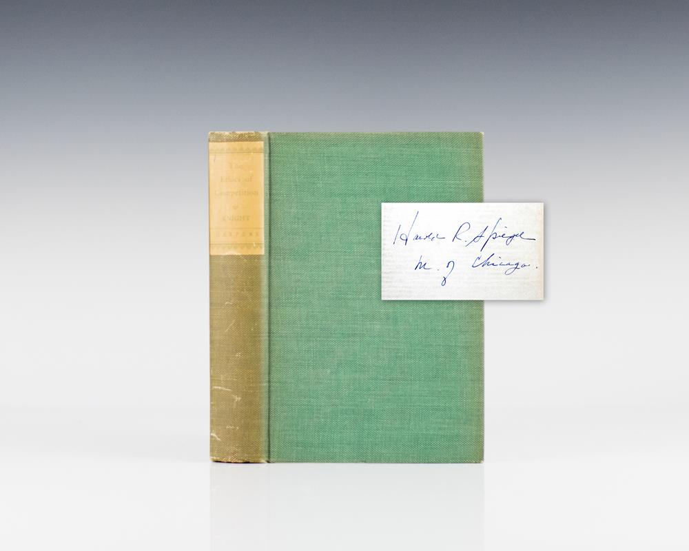 The Ethics of Competition.