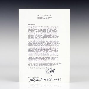 Autograph Letter Signed.