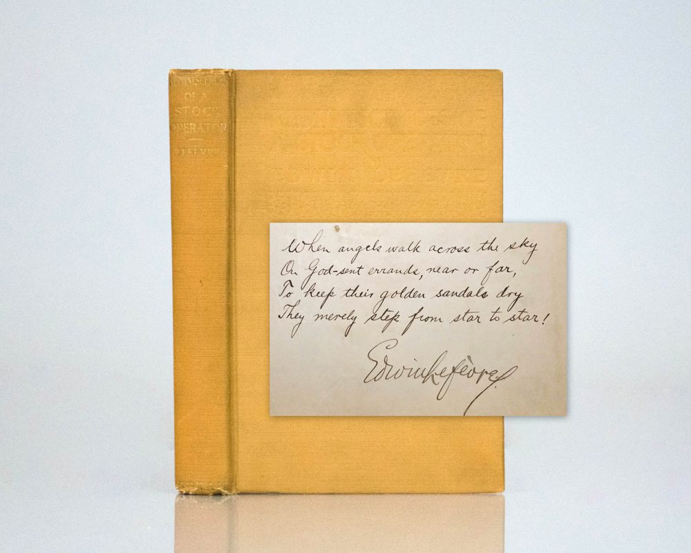 Reminiscences Of A Stock Operator.