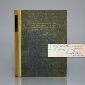 Mr. President: The First Publication from the Personal Diaries, Private Letters, Papers, and Revealing Interviews of Harry S. Truman, Thirty-Second President of the United States of America