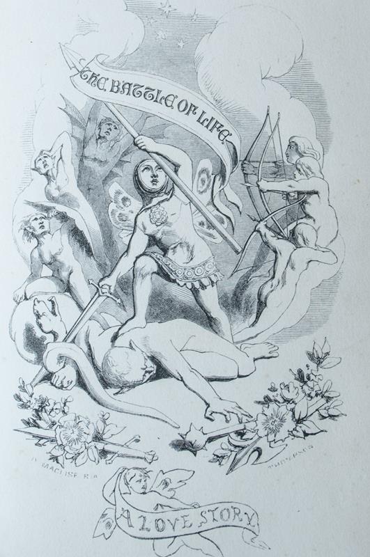 The Christmas Books: A Christmas Carol; The Chimes; The Battle of Life; Cricket on the Hearth; The Haunted Man and The Ghost’s Bargain. - Image 9