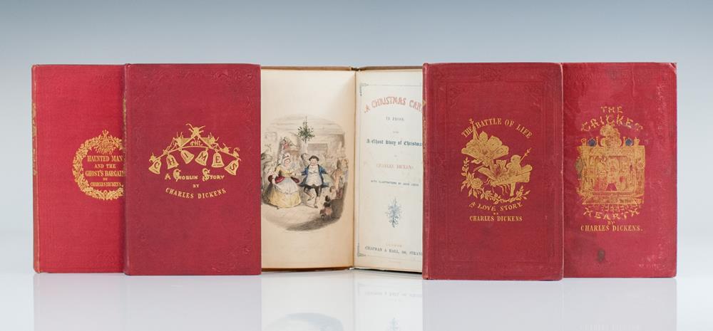 The Christmas Books: A Christmas Carol; The Chimes; The Battle of Life; Cricket on the Hearth; The Haunted Man and The Ghost’s Bargain. - Image 10