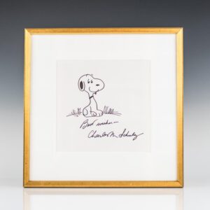 Original Drawing of Snoopy by Charles M. Schulz.