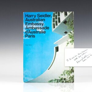 Harry Seidler: Australian Embassy; Ambassade d'Australie Paris.