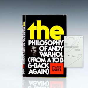 The Philosophy of Andy Warhol (From A to B and Back Again).