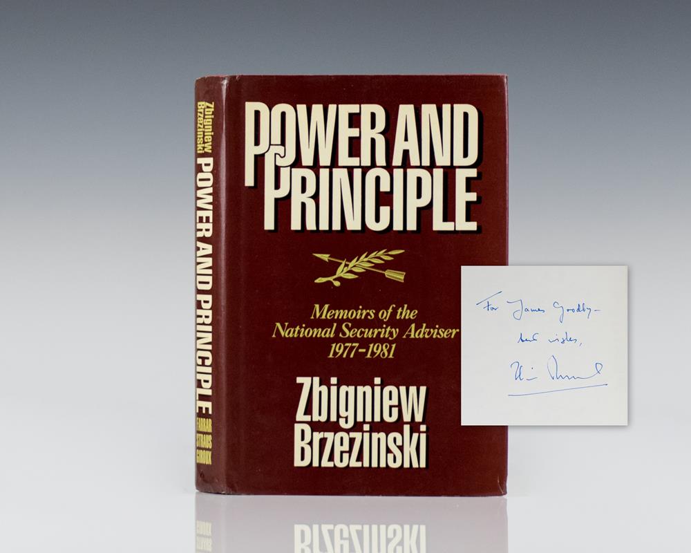 Power and Principle: Memoirs of the National Security Adviser 1977-1981.