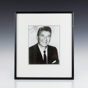 Ronald Reagan Signed Photograph.