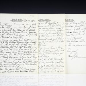 Autograph Letter Signed By Harry S. Truman to Dean Acheson.
