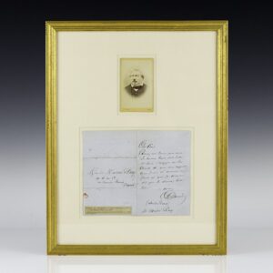 Alexander Dumas Autograph Letter Signed.